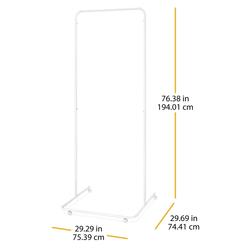 Whitmor® White Garment Rack at Menards®