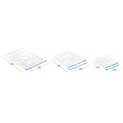 Whitmor Spacemaker Vacuum Bags - Assorted, 6 ct - Food 4 Less
