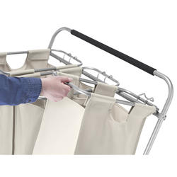FaB Wailer Humperdinck RF 3枚セット Whitmor® Easy-Lift® 8 Bushel Chrome Triple Laundry Sorter at Menards®