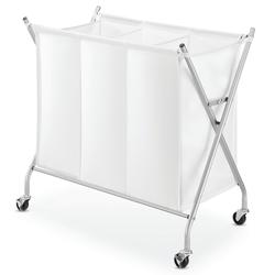 Whitmor 18 In. Dia. White Collapsible Laundry Hamper - Crafty