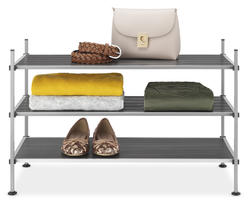 Whitmor 8-3/4 in. H X 24 in. W X 14 in. L Steel Expanding and Stacking Shoe  Rack - Ace Hardware