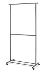 Whitmor® Gunmetal 2-Rod Clothing Rack at Menards®