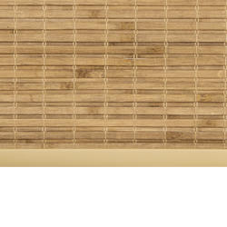 HOMEbasic® Wheat Straw Cordless Hampton Bamboo Roman Shades - 64.5
