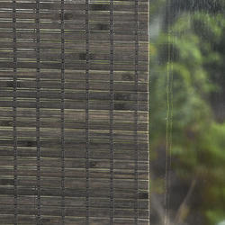 HOMEbasic® Driftwood Cordless Harborside Bamboo Roman Shades