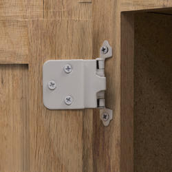 Mastercraft™ 3/8" Inset White Self-Closing Surface Cabinet Hinges - 2 ...