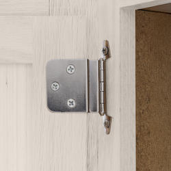 Mastercraft™ 3/8" Inset Chrome Surface-Mounted Cabinet Hinges - 2 Pack ...