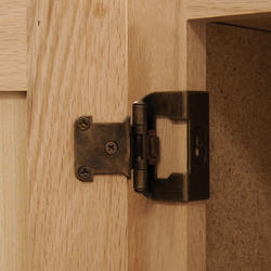 Black Partial Wrap Cabinet Hinge | Cabinet Matttroy