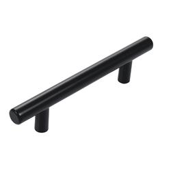 Mastercraft™ Matte Black 3-3/4" (96mm) Center-to-Center Hollow Cabinet Pull - Project 10 Pack