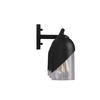 Patriot Lighting® Arcana 21-1/2"W 3-Light Matte Black Vanity Light with Clear Glass Shade