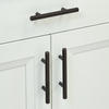 Mastercraft™ Bar Pulls 3" (76mm) Center-to-Center Vintage Bronze Contemporary Cabinet Pulls - 10-Pack