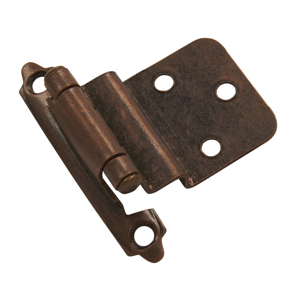 White Surface Self-Closing Hinge (2-Pack)