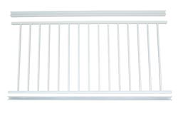 Williams 36" X 8' White Preassembled Powder-Coated Aluminum Railing ...