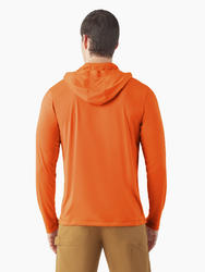 Genuine Dickies® Men's Neon Orange Long Sleeve Sun Shirt - XX