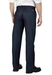 Genuine Dickies® 32 x 30 Dark Navy Men's Flat Front Pants at