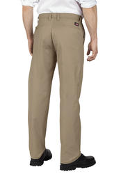 Genuine Dickies® 34 x 30 Khaki Men's Flat Front Pants at Menards®