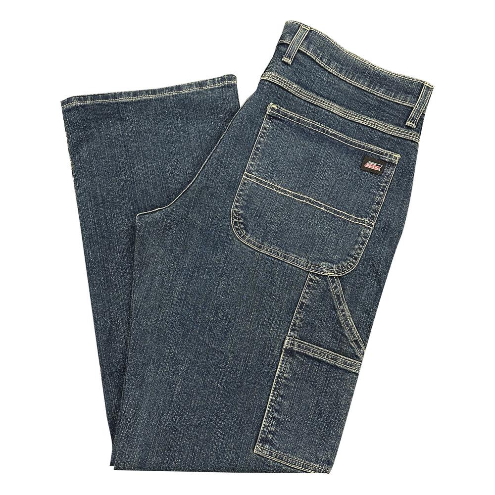 Genuine Dickies® 40 x 34 Flex Tinted Indigo Men's Flex Carpenter Denim  Jeans at Menards®