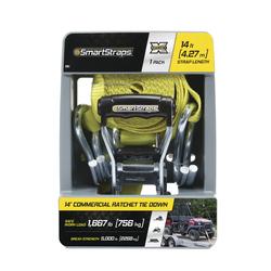 SmartStraps 1-1/2-in x 14-ft Ratchet Tie Down 2-Pack 1667-lb in the Tie  Downs department at