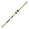 SmartStraps® 20' x 1" Green Standard Duty Ratchet Straps - 4 Pack