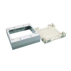 Legrand® Wiremold® White Nonmetallic Raceway 2-Gang Device Box at