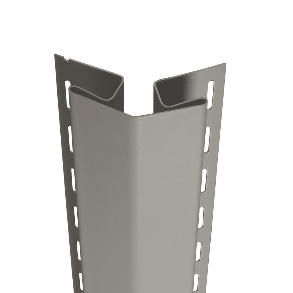 CertainTeed® 10' Granite Gray Outside Bay Window Matte Corner Post CertainTeed® 10' Granite Gray Outside Bay Window Matte Corner Post