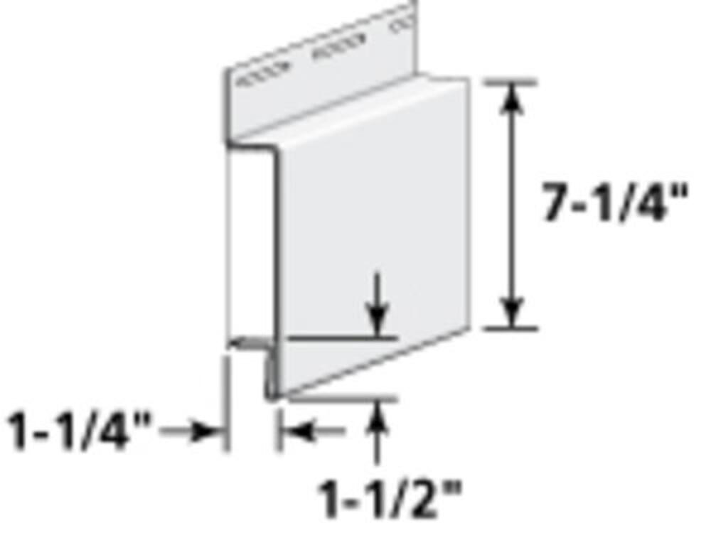 CertainTeed® Colonial White Bandboard with Foam Insert CertainTeed® Colonial White Bandboard with Foam Insert
