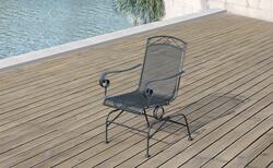 Spring action patio discount chairs