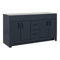 St. Paul® Roslin 60"W x 21-3/4"D Deep Blue Bathroom Vanity Cabinet at
