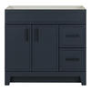 St. Paul® Roslin 36"W x 21-3/4"D Deep Blue Bathroom Vanity Cabinet