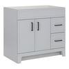 St. Paul® Roslin 36"W x 21-3/4"D Pearl Gray Bathroom Vanity Cabinet