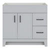 St. Paul® Roslin 36"W x 21-3/4"D Pearl Gray Bathroom Vanity Cabinet