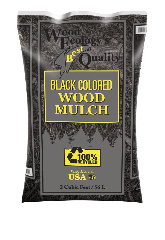 Black Wood Mulch - 2.0 Cu. Ft. Black Wood Mulch - 2.0 Cu. Ft.