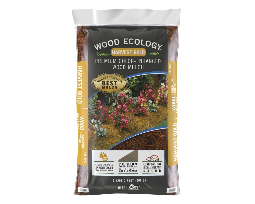 Gold Wood Mulch - 2.0 Cu. Ft. Gold Wood Mulch - 2.0 Cu. Ft.