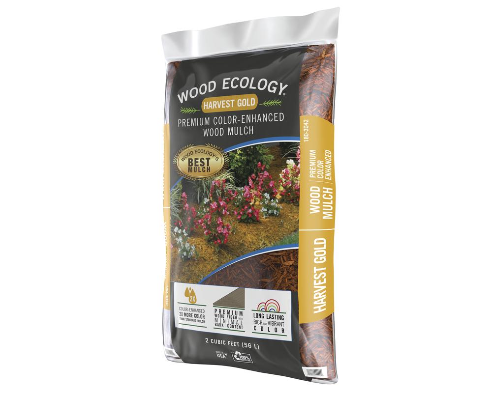Gold Wood Mulch - 2.0 Cu. Ft. Gold Wood Mulch - 2.0 Cu. Ft.