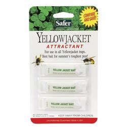 Safer® Brand Deluxe Yellow Jacket & Wasp Trap Bait Refill - 3 Pack at