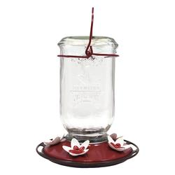 More Birds® Clear Mason Jar Hummingbird Feeder - 25 oz at Menards®