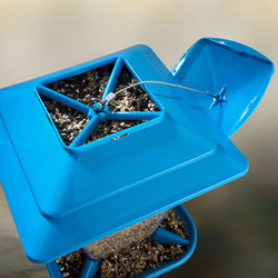 More Birds® Square Hopper Bird Feeder - Assorted Colors at Menards®