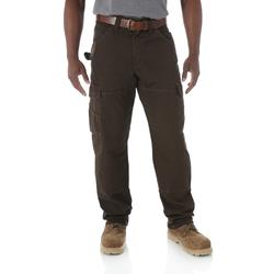 Wrangler Mens Ripstop Cargo Pants 32W x 30L Bronze at  Men's Clothing  store