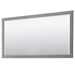 Wyndham Collection® Daria 71"W x 21-1/2"D Dark Gray Bathroom Vanity ...