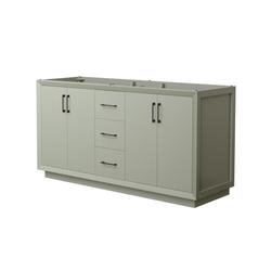 Wyndham Collection® Strada 65-1/4"W x 21-3/4"D Light Green Bathroom ...