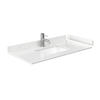 Wyndham Collection® Beckett 60"W x 22"D Green Vanity and White Cultured Marble Vanity Top with Square Undermount Bowl