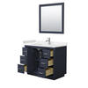 Wyndham Collection® Beckett 60"W x 22"D Green Vanity and White Cultured Marble Vanity Top with Square Undermount Bowl