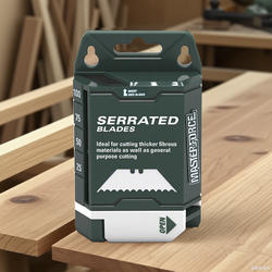 お得価格　MENARD LISCARE セット Masterforce® Serrated Utility Knife Blades - 50 Pack at Menards®