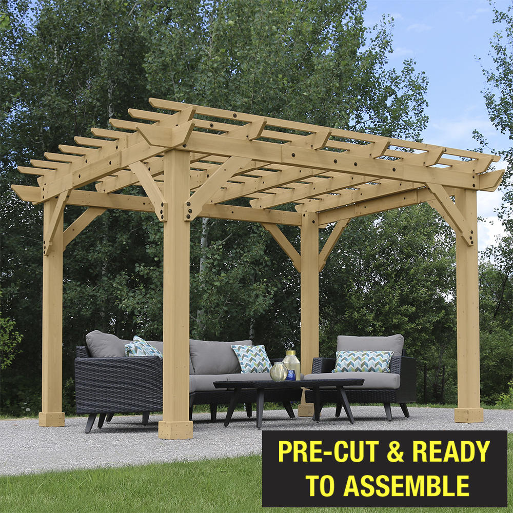 Cedar outdoor structure