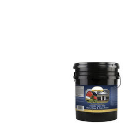 General Paint 900-5G Premium 5 Gallon White Flat Latex Paint: Barn & Fence  Latex Based Paint (042909039637-2)