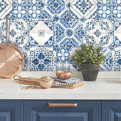 RoomMates® Mediterranean Tile Peel & Stick Wallpaper at Menards®