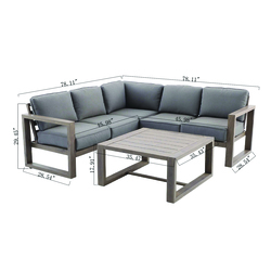 Backyard Creations® Vestavia Sectional Set at Menards®