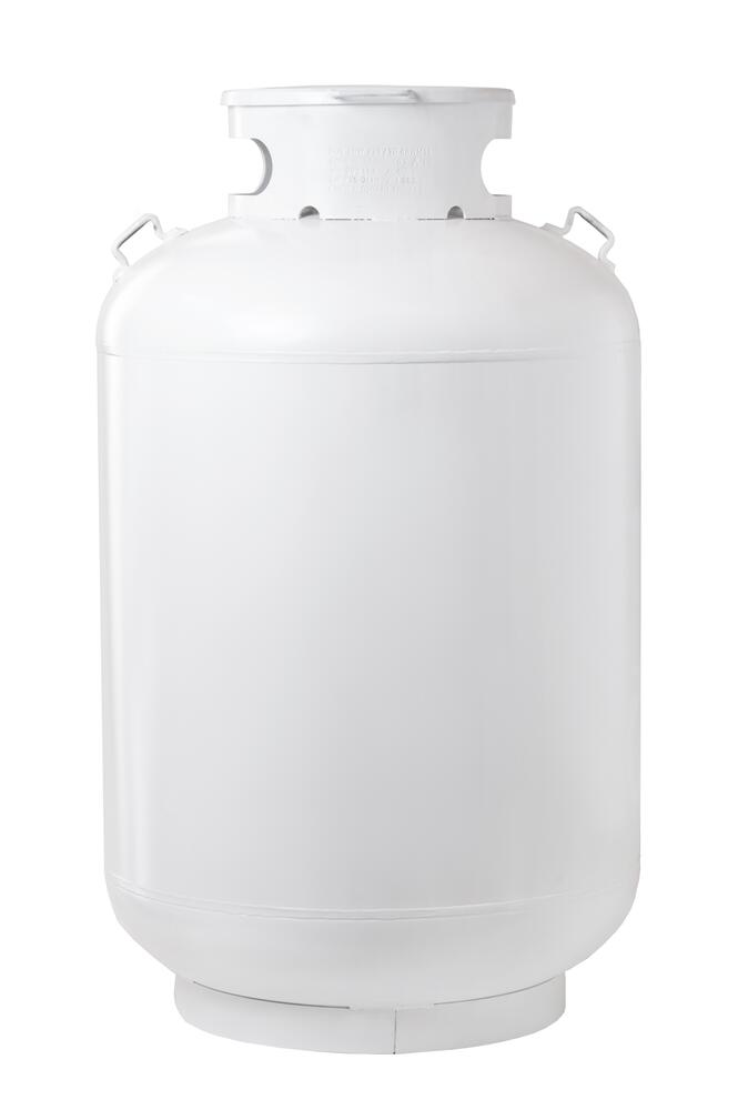 Flame King Steel 420 lb Empty Propane Tank