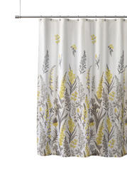 RosieLily Dahlia Shower Curtain for Bathroom Yellow and Gray Shower Curtain  Blue and Yellow Shower Curtain Set with 12 Hooks, 72 x 72 Inch, Navy Brown  Flower Bathroom Decor : : Home