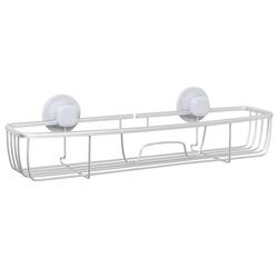 Zenna Home zenna home neverrust aluminum tension corner shower caddy in  satin chrome and frosted