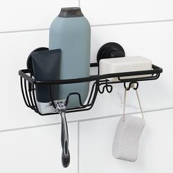 Zenna Home Matte Black Adjustable Shower Caddy at Menards®